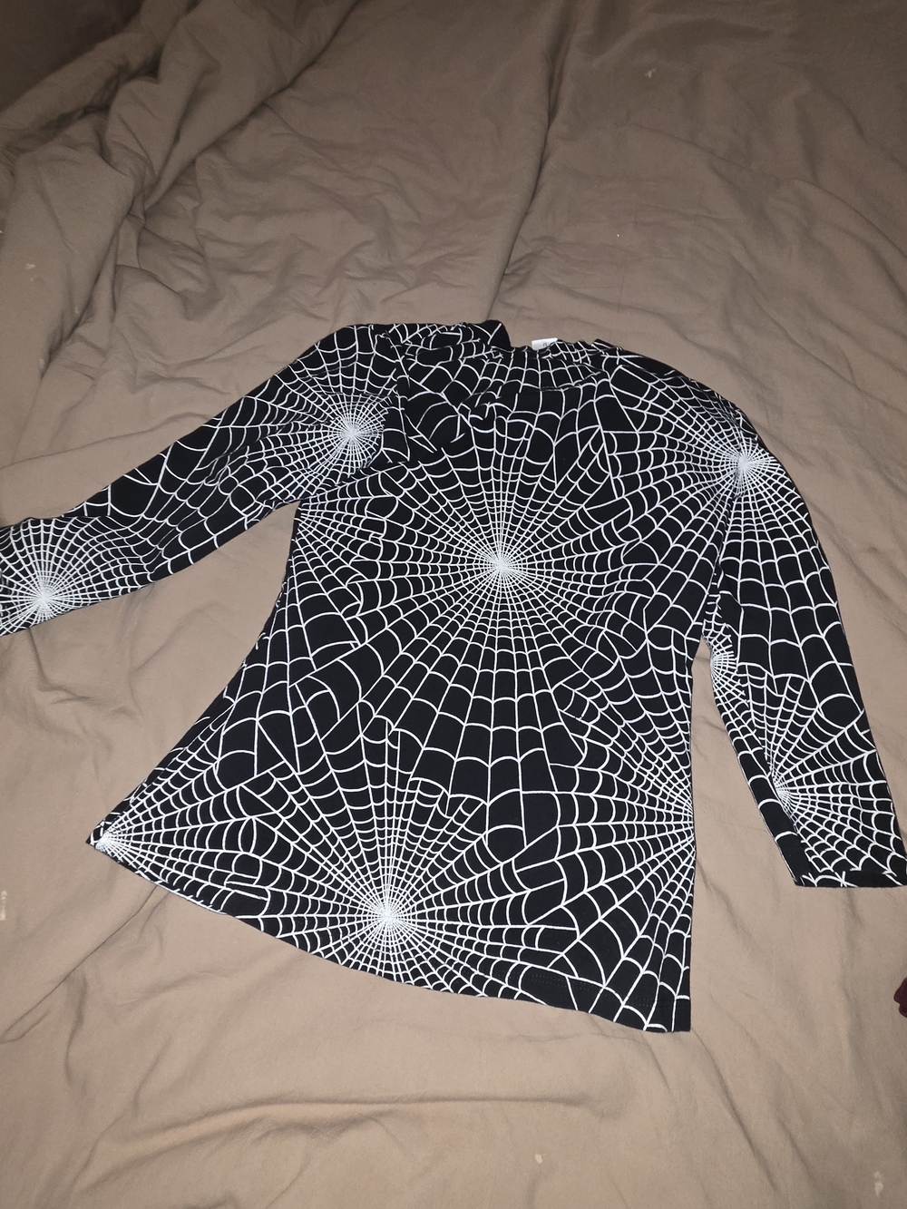 Vixen Micheline Pitt Black Spiderweb Bad Girl Top - Picture 2 of 6